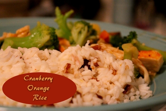 Cranberry Orange Rice
