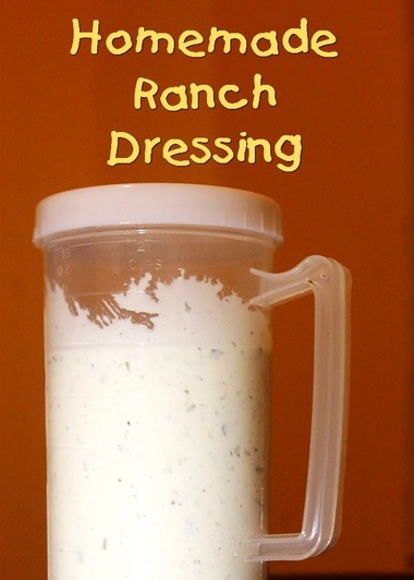 Homemade Ranch Buttermilk Dressing
