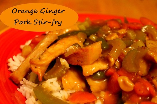 Orange Ginger Pork Stir-fry