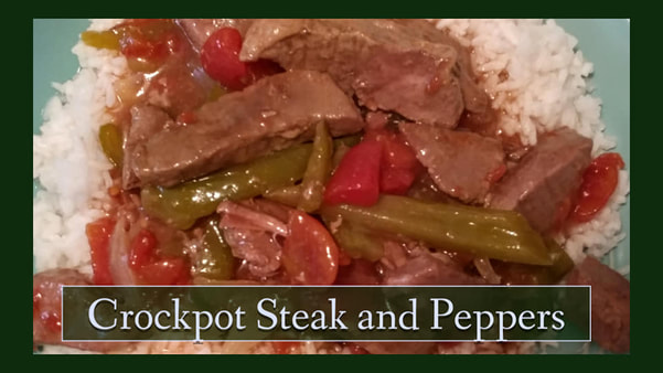 Crockpot Peppers and Steak