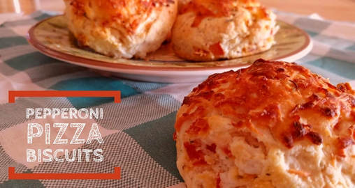 Pepperoni Pizza Biscuits