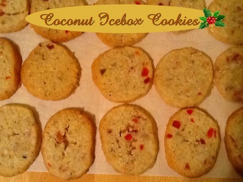 Coconut Icebox Cookies