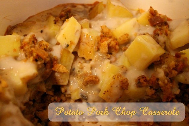 Potato and Pork Chop Casserole