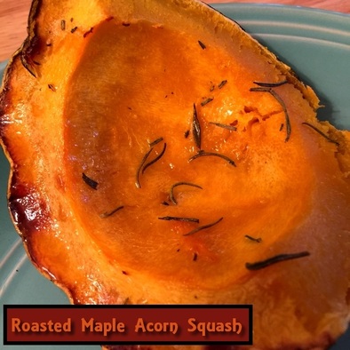 Roasted Maple Acorn Squash