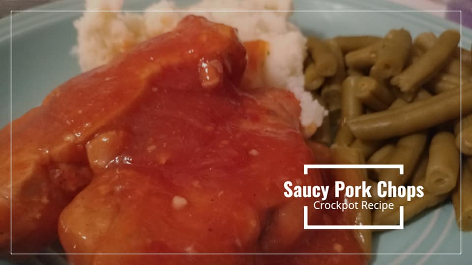Saucy Crock pot Pork Chops