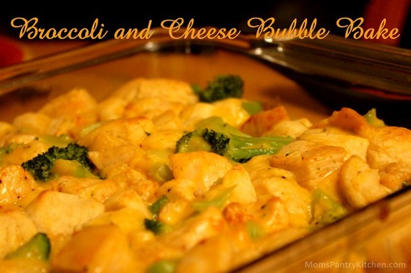 Broccoli and Cheese Bubble Bake