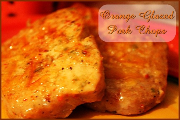Orange Glazed Pork Chops