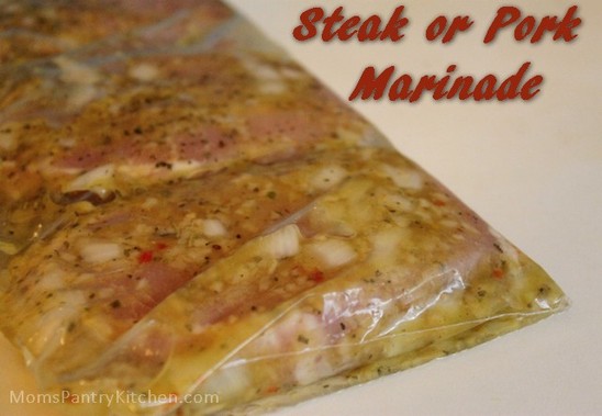 Steak or Pork Marinade