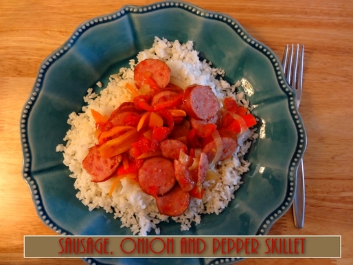 Sausage, Onion and Pepper Skillet