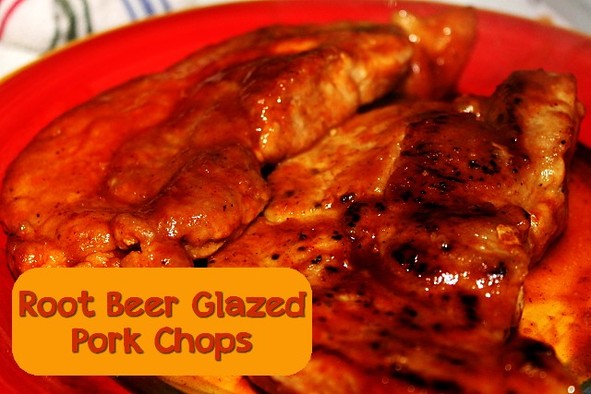 Root Beer Glazed Pork Chops