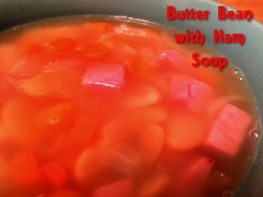 Butter Bean and Ham soup