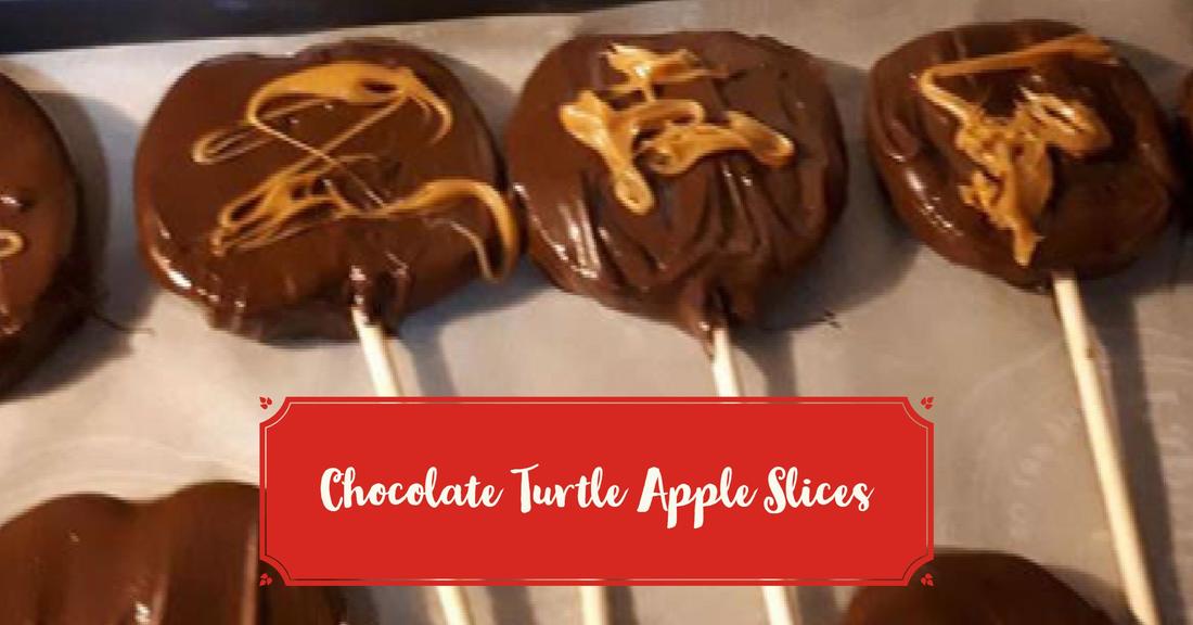 Chocolate Turtle Apple Slices