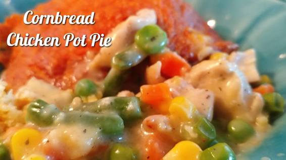 Cornbread Chicken Pot Pie