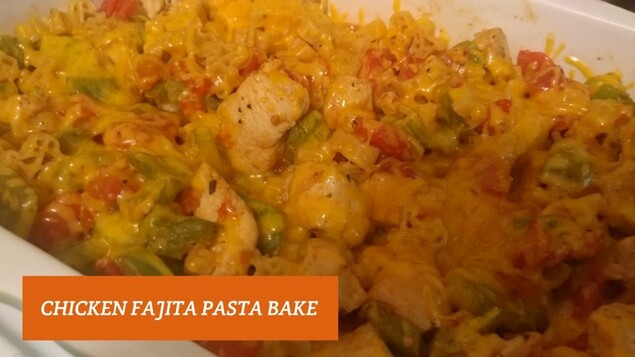 Chicken Fajita Pasta Bake