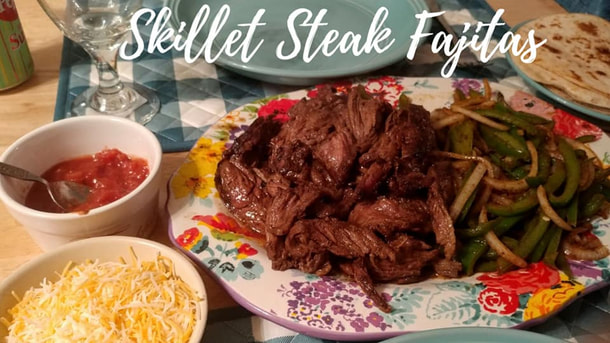 Skillet Steak Fajitas