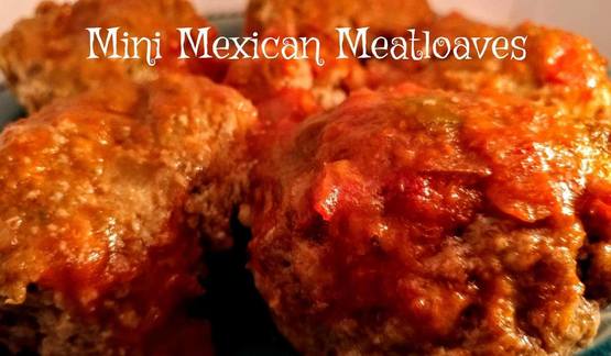 Mini Mexican Meatloaves