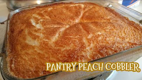 Pantry Peach Cobbler