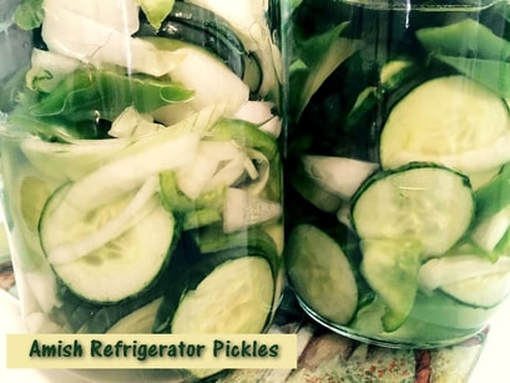 Amish Refrigerator Pickles
