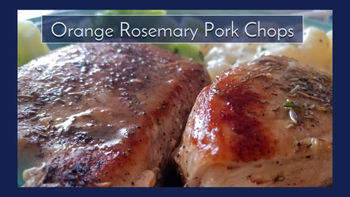 Orange Rosemary Pork Chops