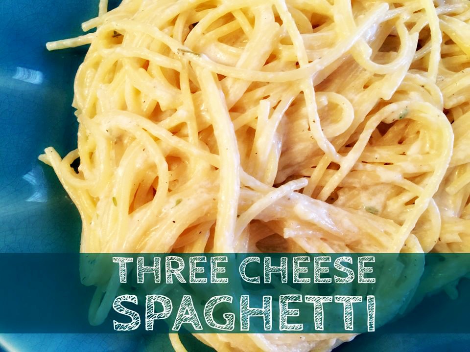 Recipe: Three Cheese Spaghetti